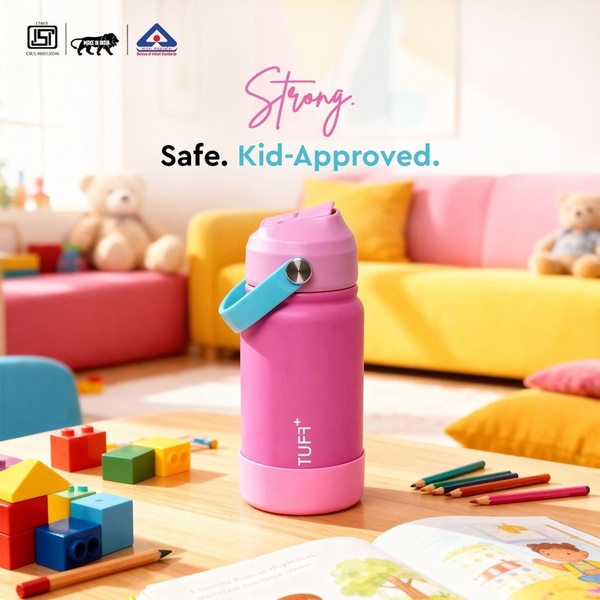 water bottle, drink bottle, hydration bottle, kids bottle, insulated bottle, travel bottle, sports bottle, product launch, brand awareness, lifestyle, playful, trustworthy, pink, yellow
